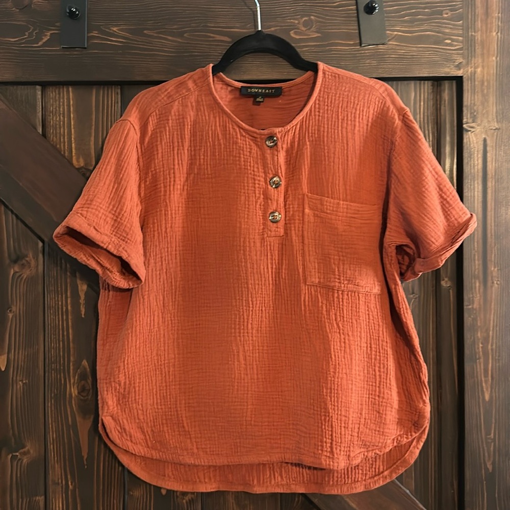 Downeast Rust Top (M)